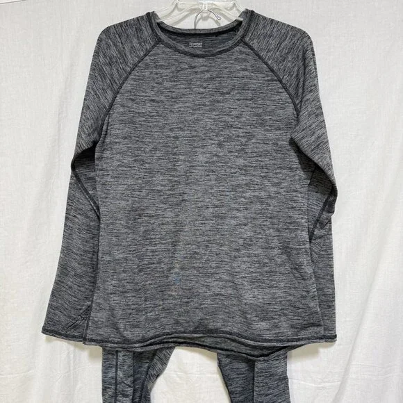 Cuddl Duds Climate Right Base Layer Plush Warmth Long Sleeve Crew Top Size Large - Picture 4 of 8